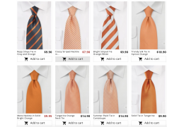 Peach Themed Groomsmen Attire